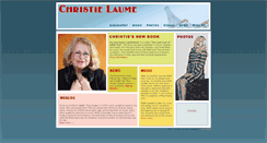Desktop Screenshot of christielaume.com